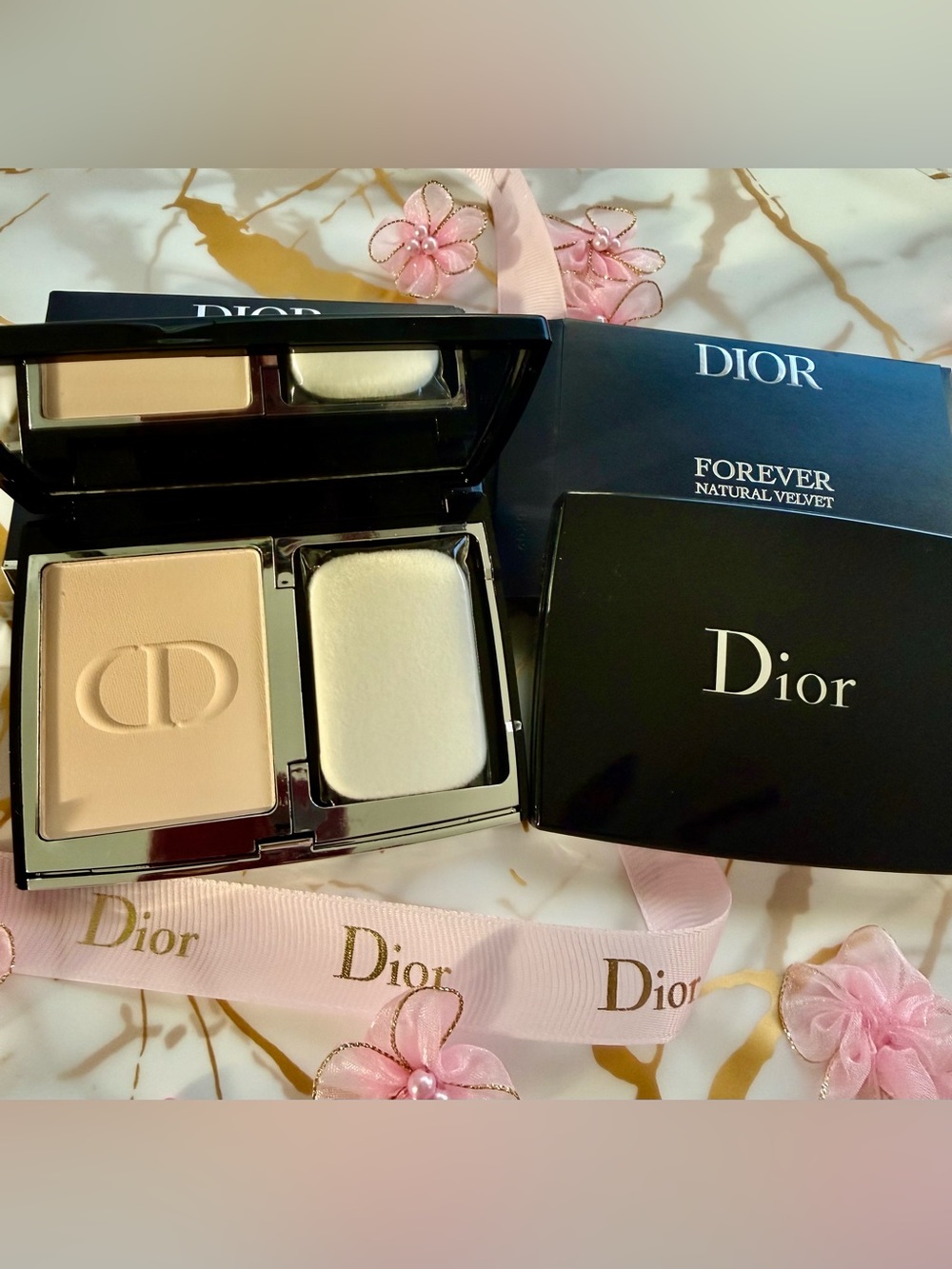 Dior Forever Natural Velvet Pressed Powder Compact Shade 2N New in Box